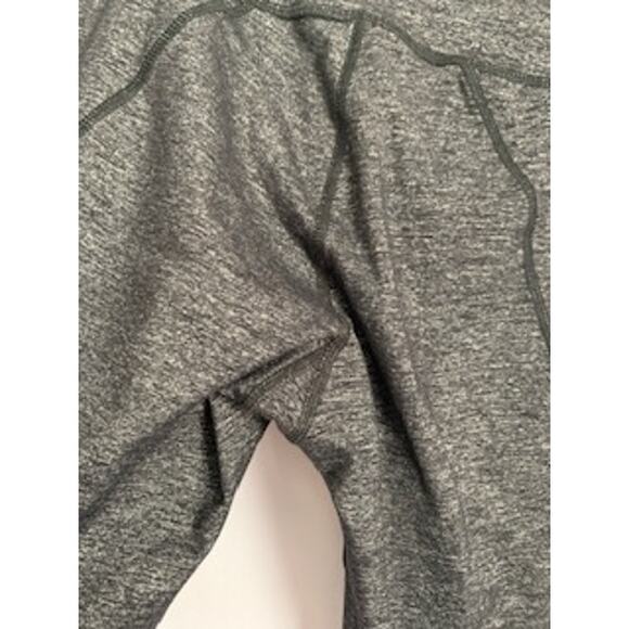 Athleta XS NWOT Ankle Legging Dark Gray with Floral Print at bottom - Picture 5 of 6